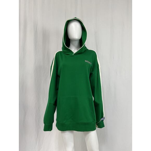 Alice + Olive X Big Feelings One Love Green Cotton Hoodie Size OS - Picture 2 of 5